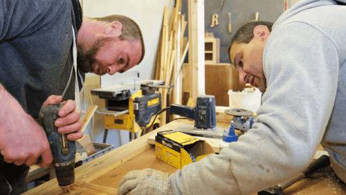 Atelier bois à Bretteville sur Laize